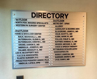 Interior Signage Photo